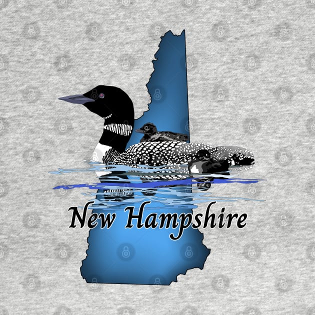 New Hampshire Loon by Zodiart